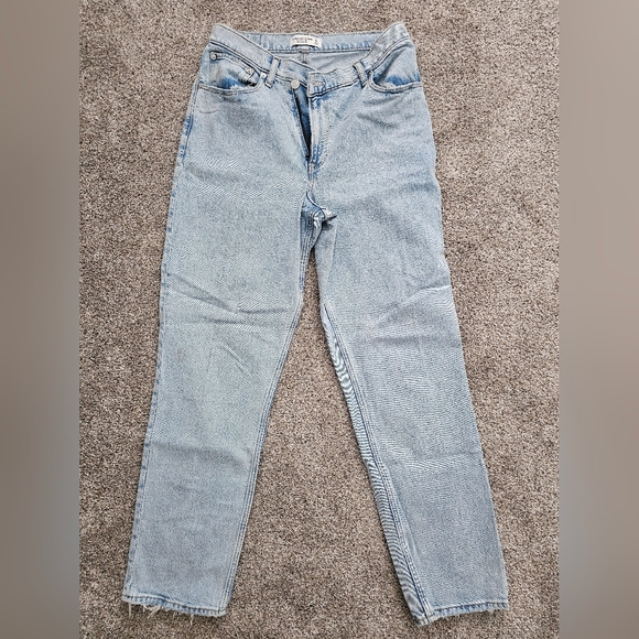 Abercrombie & Fitch the 90's straight ultra high rise stretch jeans - Picture 3 of 4